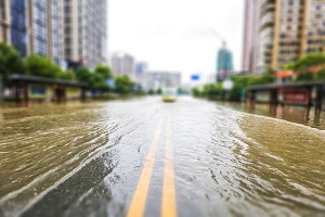 flooded street